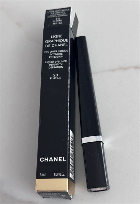 Chanel 20 PLATINE Ligne Graphique Liquid Eyeliner Swatches, 